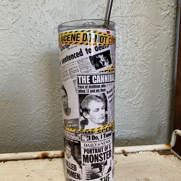 True crime tumbler Horror Cup gifts for crime junkies - Picture 3 of 3
